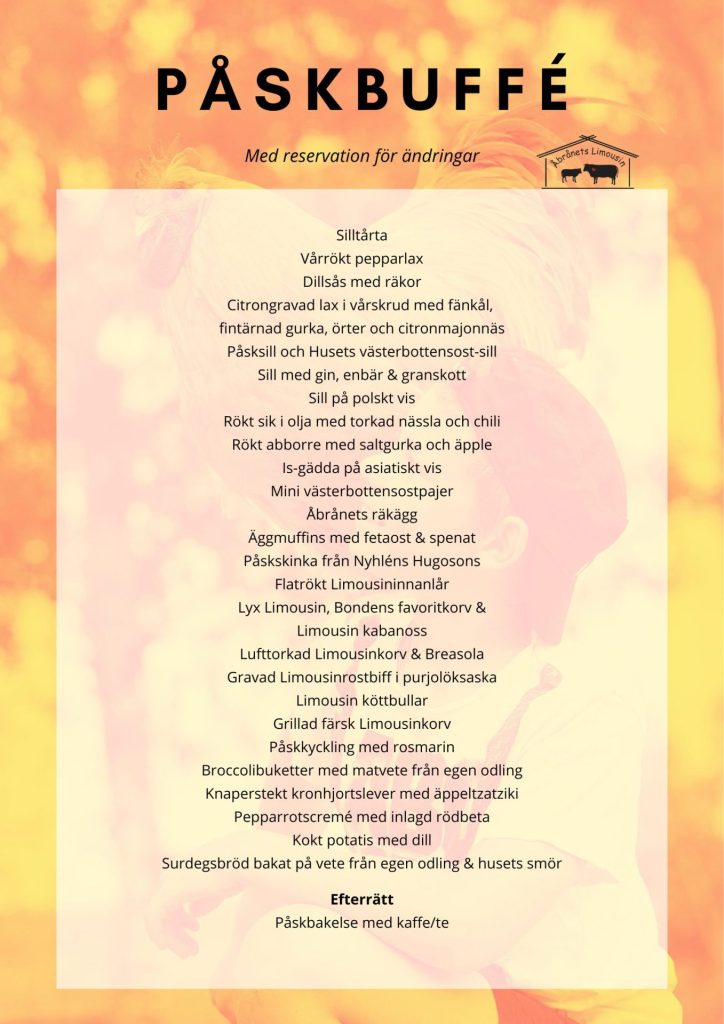påskbuffé 